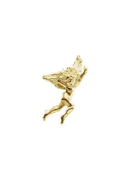 14K Yellow Gold Dancing Angel Lapel Pin