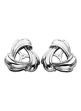 14K White Gold 6.3 mm ID Right Earring Jacket
