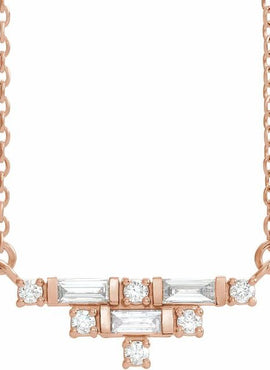 14K White Gold 1/4 CTW Natural Diamond Art Deco 16
