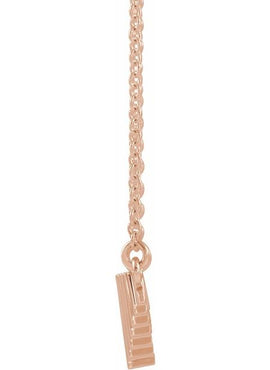 14K White Gold Geometric 16