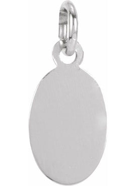 14K Yellow Gold 25x18 mm Oval St. Christopher Medal