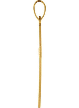 14K Yellow Gold 29.4x13.8 mm Cross Pendant