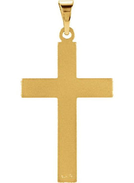 14K Yellow Gold Cross Pendant