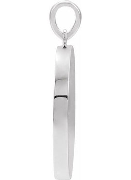 14K White Gold Allah Necklace