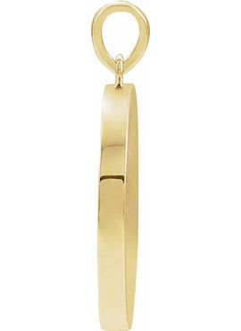 14K White Gold Allah Necklace