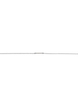 14K White Gold .07 CTW Natural Diamond Bar 6 1/2-71/2