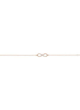 14K White Gold 1/8 CTW Natural Diamond Infinity-Inspired 6 1/2-7 1/2