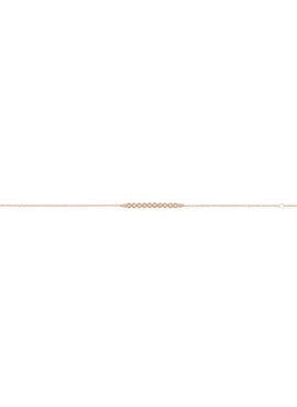 14K White Gold 1/8 CTW Natural Diamond Bar 6 1/2-7 1/2