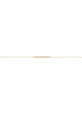 14K White Gold 1/8 CTW Natural Diamond Bar 6 1/2-7 1/2