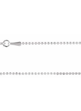 Sterling Silver 1 mm Hollow Bead 24