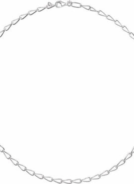 Sterling Silver 4.7 mm Elongated Curb 7