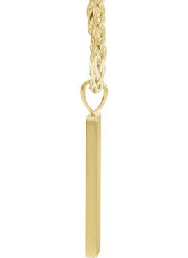 14K White Gold 1/5 CTW Natural Black Diamond Pendant