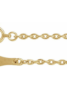 10K Yellow Gold 1.7 mm Cable 16