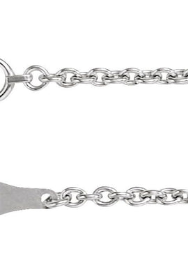 18K Yellow Gold 2.2 mm Cable Chain by the Inch