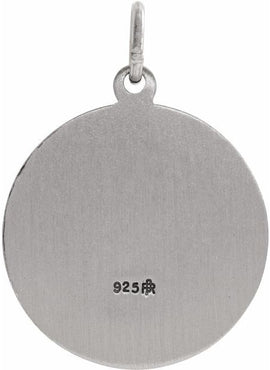 14K Yellow Gold 15 mm Round St. Joseph Medal