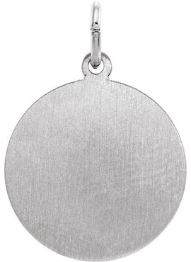 Sterling Silver 18 mm St. James Medal