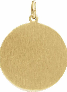 Sterling Silver St. Florian Medal Pendant