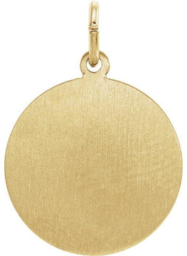 Sterling Silver 18 mm St. James Medal