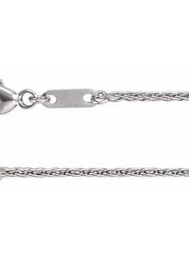 10K White Gold 1.2 mm Wheat 16