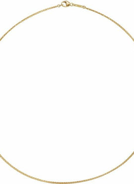 10K White Gold 1.2 mm Wheat 16