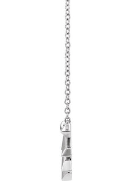 14K White Gold Star 16