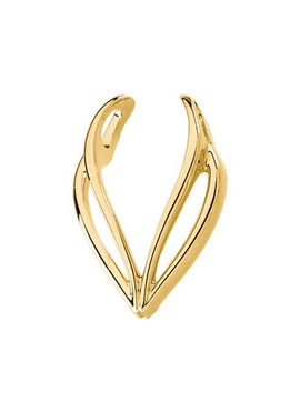 18K Yellow Gold Pendant Enhancer
