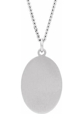14K Yellow Gold 23.5x16 mm St. Joseph Medal