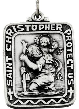 Pendant 31.5x26 mm St. Christopher Medal