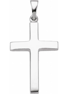 14K Rose Gold Cross Pendant