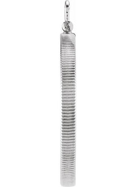Sterling Silver Coin Frame Bezel Dangle for 27.4 mm Coin