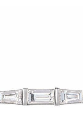 14K White Gold 1/8 CTW Natural Diamond Bar 16