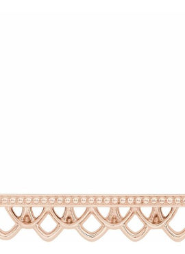 14K White Gold Vintage-Inspired Bar 16