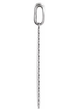 14K White Gold Trust in The Lord Pendant