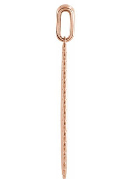 14K White Gold Trust in The Lord Pendant
