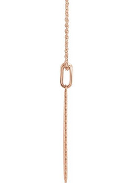 14K White Gold Trust in The Lord Pendant