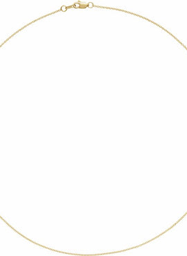18K Yellow Gold 1 mm Cable 18