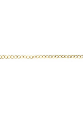 Sterling Silver 5.9 mm Charm Cable  7 1/4