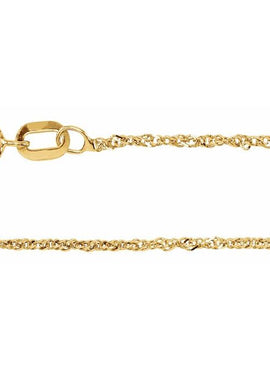 14K Yellow Gold 1 mm Singapore 16