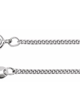 Sterling Silver 1.6 mm Curb 24