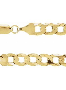 14K Yellow Gold 5.8 mm Curb 16