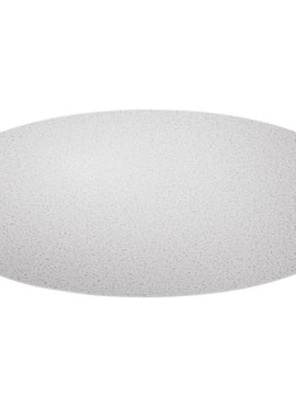 Platinum Ruthenium 20 Gauge Oval Stamping without Eyelet