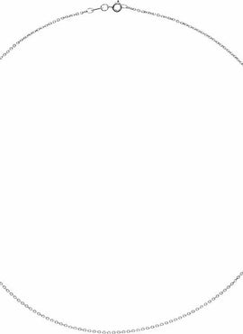 18K White Gold 1.3 mm Cable 18