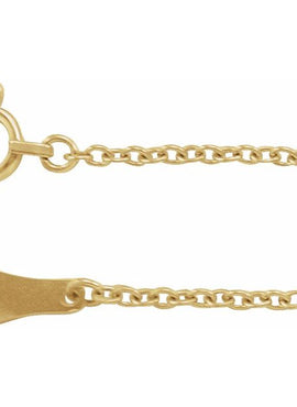 18K Yellow Gold 1.5 mm Cable Chain by the Inch
