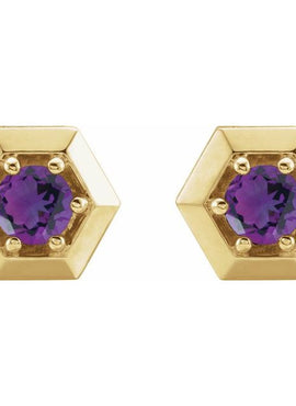 14K White Gold 1/2 CTW Natural Diamond Geometric Earrings