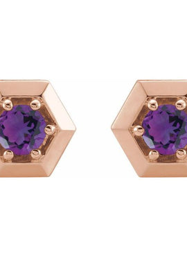 14K White Gold 1/2 CTW Natural Diamond Geometric Earrings