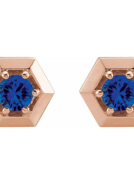 14K White Gold 1/2 CTW Natural Diamond Geometric Earrings