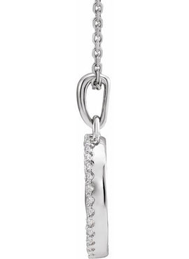 14K Yellow Gold 1/5 CTW Natural Diamond Tree of Life 16-18