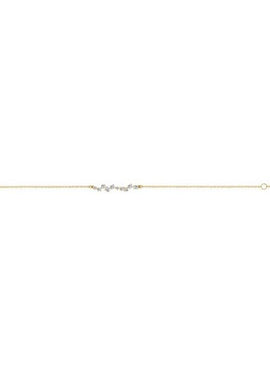 14K White Gold 1/3 CTW Natural Diamond  Bar 6-7