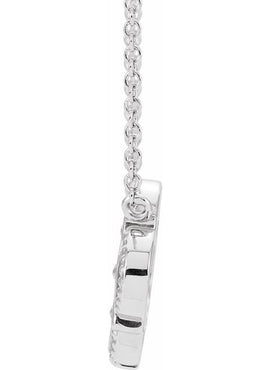 14K White Gold Vintage-Inspired Clover 16