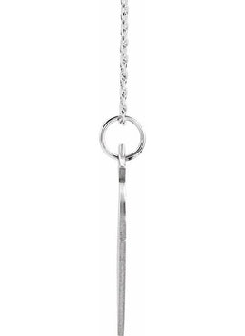 Sterling Silver Engravable Shield Pendant